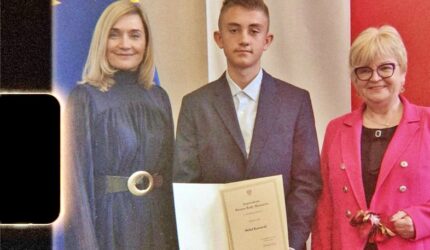 Michał Kaniowski ze stypendium Premiera